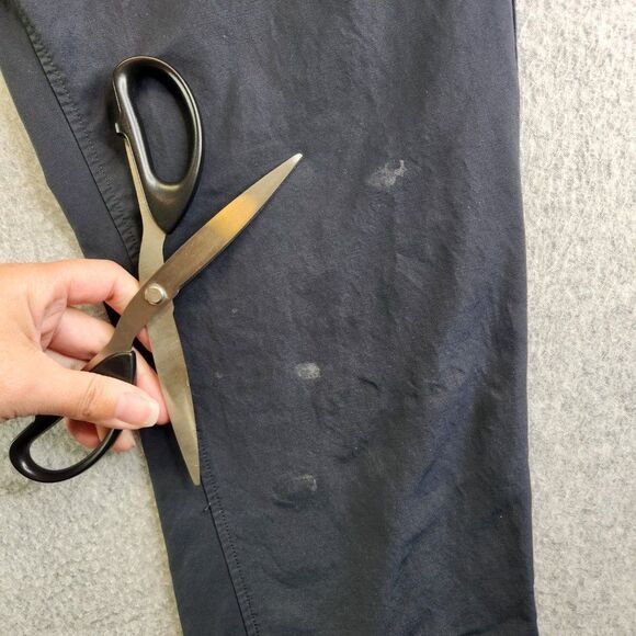 Vintage Nike Joggers Mens Extra Large Black Nylon Blue Tag 90s Back Pocket VTG - Picture 5 of 15